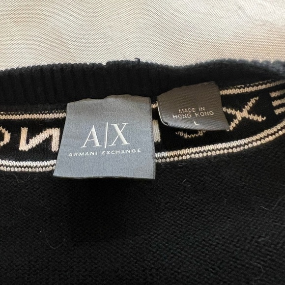 ARMANI EXCHANGE Men’s Crew Neck Sweater, Size Large. - Picture 6 of 6